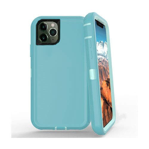 iPhone 11 Pro Max Case  Heavy Duty Shockproof Armor Defender Drop Proof 3in1 Rugged Full-Body Protective Case Cover Teal  iPhone 11 Pro Max 6-5