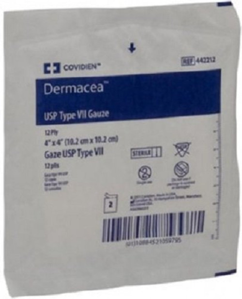 Dermacea Sterile Usp Type Vii Gauze Sponge 4 X 4 50-Box Dermacea Sterile Usp Type Vii Gauze Sponge 4 X 4 50-Box