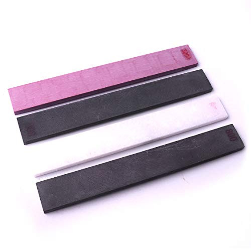 CHEERBRIGHT 4pcs Sharpening Whetstone Set-Oilstone Polishing Sharpener Stone - 800  3000  8000