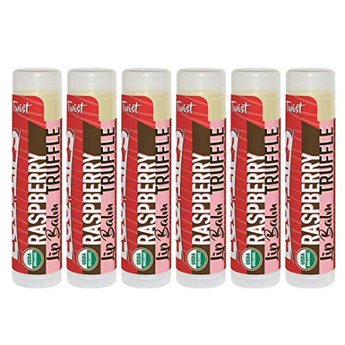 Eco Lips Organic Holiday Moisturizing Lip Balm 6 Pack - Organic Coconut Oil and Cocoa Butter - Soothe Moisturize Dry Cracked and Chapped Lips - Made in USA 6 Tubes Raspberry Truffle Eco Lips Organic Holiday Moisturizing Lip Balm 6 Pack - Organic Coconut Oil and Cocoa Butter - Soothe Moisturize Dry Cracked and Chapped Lips - Made in USA 6 Tubes Raspberry Truffle
