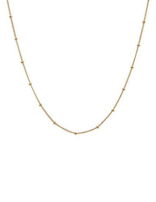 Fremttly Handmade Necklace Simple 14K Gold Plated-Silver Plated Delicate Dainty Star and Bead Chain Chokers Necklace Thin Heart Pendant Necklace for Mother s Day Womens-C-1Bead Fremttly Handmade Necklace Simple 14K Gold Plated-Silver Plated Delicate Dainty Star and Bead Chain Chokers Necklace Thin Heart Pendant Necklace for Mother s Day Womens-C-1Bead