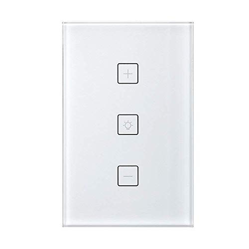 Smart Switch,Merkmak Wireless Wi-Fi Lighting Control Adjust Light Brightness 15A No Hub Required Compatible with Amazon Alexa and Google Assistant Remote Control Schedule Your Fixtures Anywhere Smart Switch,Merkmak Wireless Wi-Fi Lighting Control Adjust Light Brightness 15A No Hub Required Compatible with Amazon Alexa and Google Assistant Remote Control Schedule Your Fixtures Anywhere