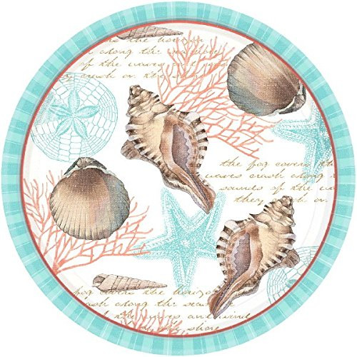 Amscan by The Sea ECO Round Plates | 8 Ct. | 10.5"