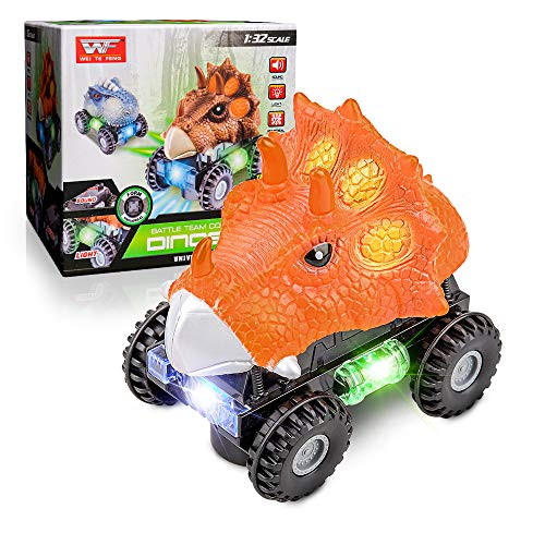 Toy Car for Kids Boys Age 2 3 4?Dinosaur Car Toys for 2-5 Year Old Boys Girls Kids Big Wheels Car for Kids Age 3 4 5 Boys Birthday Gift for 3-8 Year Old Toddler Baby Car Toys