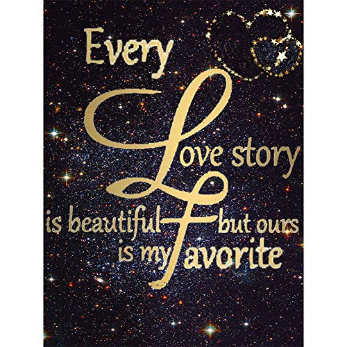DIY 5D Diamond Painting by Numbers Kits Quotes Inspirational word EVERY LOVE STORY IS BEAUTIFUL BUT OU Full Drill Rhinestones Paint with Diamonds Crystal Diamond Art EVERY LOVE STORY IS BEAUTIFUL DIY 5D Diamond Painting by Numbers Kits Quotes Inspirational word EVERY LOVE STORY IS BEAUTIFUL BUT OU Full Drill Rhinestones Paint with Diamonds Crystal Diamond Art EVERY LOVE STORY IS BEAUTIFUL