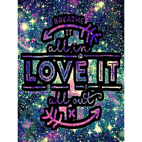 DIY 5D Diamond Painting by Numbers Kits Quotes Inspirational Word Breathe IT All in Love IT All Out Full Drill Rhinestones Paint with Diamonds Crystal Diamond Art Breathe IT All in DIY 5D Diamond Painting by Numbers Kits Quotes Inspirational Word Breathe IT All in Love IT All Out Full Drill Rhinestones Paint with Diamonds Crystal Diamond Art Breathe IT All in