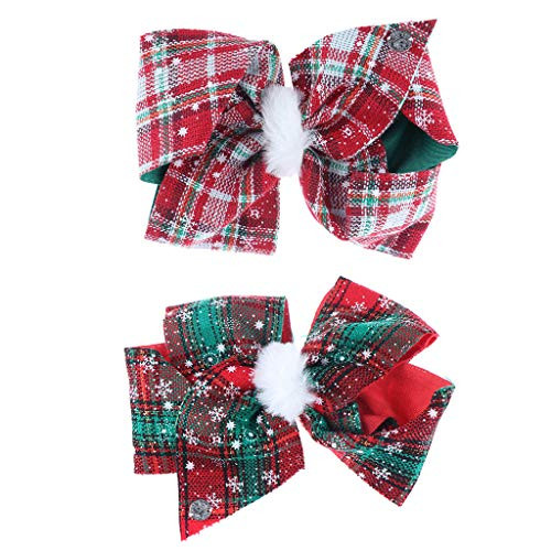 XIDAJIE 2Pcs Christmas Large Hair Bows with Alligator Clips Bows Barrettes Hair Accessories Xmas Gifts for Women Girls Kids Hair Accessories XIDAJIE 2Pcs Christmas Large Hair Bows with Alligator Clips Bows Barrettes Hair Accessories Xmas Gifts for Women Girls Kids Hair Accessories