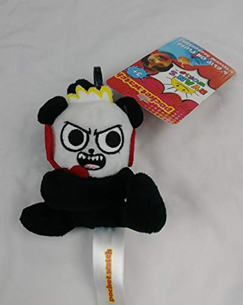 Ryan World 4  Clip on Plush Combo Panda