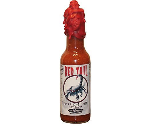 Red Tail Scorpion Hot Sauce Wax Sealed Gift Set Red Tail Scorpion Sauce Trinidad Moruga