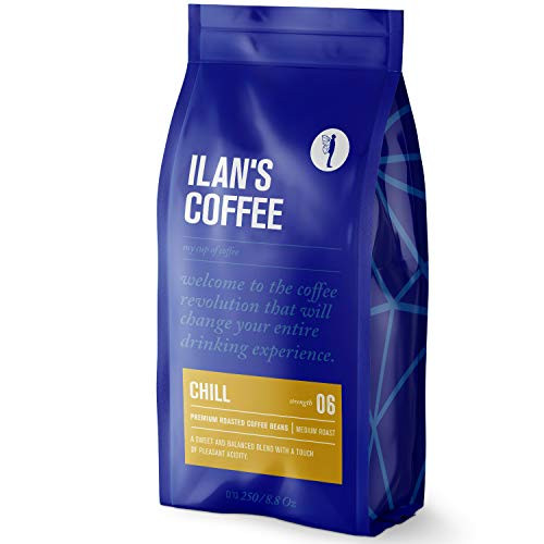 ILANS PREMIUM WHOLE BEAN COFFEE in CHILL Fresh Roasted Espresso Beans Medium Roast Arabica Robusta Coffee Beans Deliciously Alternative Gourmet Blends Guaranteed Cafe Quality ILANS PREMIUM WHOLE BEAN COFFEE in CHILL Fresh Roasted Espresso Beans Medium Roast Arabica Robusta Coffee Beans Deliciously Alternative Gourmet Blends Guaranteed Cafe Quality