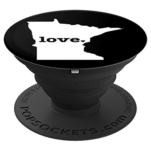 Minnesota Love - Hometown State Pride Gift PopSockets Grip and Stand for Phones and Tablets
