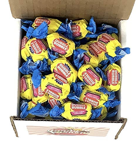 Dubble Bubble Gum  Orginal Flavor in Box  1-5LB Bulk Gum Individually Wrapped