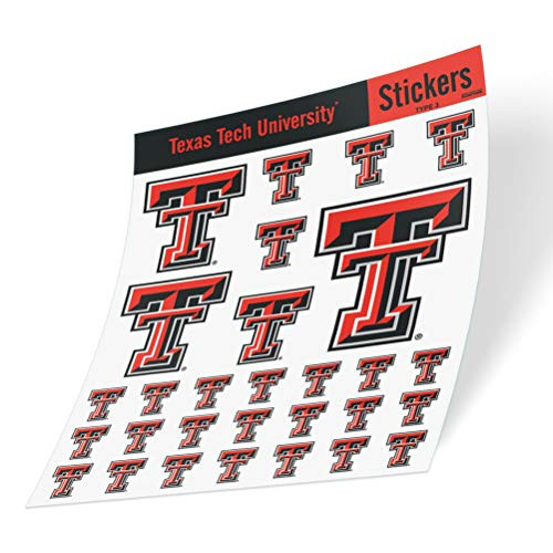 Texas Tech University NCAA Sticker Vinyl Decal Laptop Water Bottle Car Scrapbook Type 3 Sheet Texas Tech University NCAA Sticker Vinyl Decal Laptop Water Bottle Car Scrapbook Type 3 Sheet