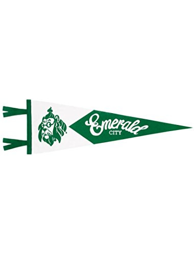Out of Print Emerald City Pennant