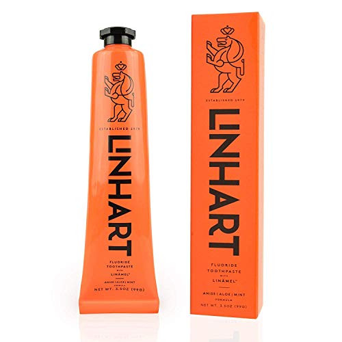 LINHART Whitening Toothpaste  Teeth Whitening  Enamel Strengthening Toothpaste with Mint Flavor 3-4 oz