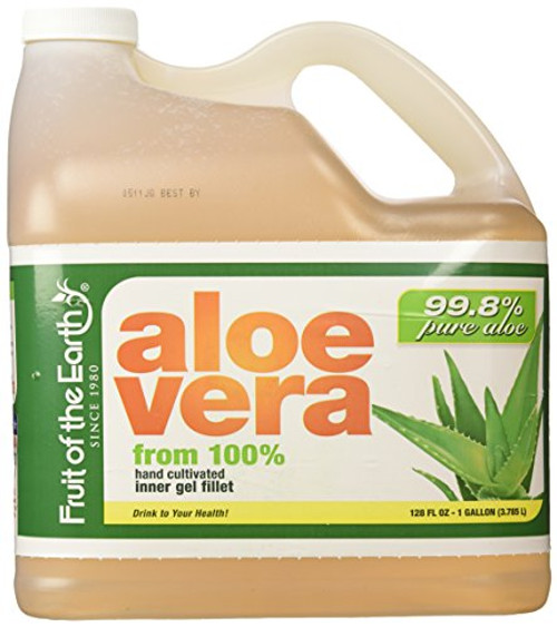 Fruit Of The Earth Aloe Vera 128 Fluid Ounce 1 Gallon Fruit Of The Earth Aloe Vera 128 Fluid Ounce 1 Gallon