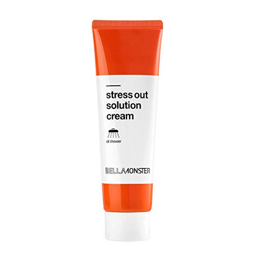 BELLAMONSTER  Stress Out Solution Cream 1-35 fl-oz- 40ml - Vitamin A Carrot Seed Oil   Centella Asiatica Extract Skin Soothing   Moisturizing Cream  Repairs Damaged   Rough Skin