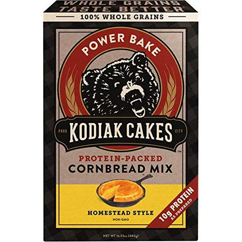 Kodiak Cakes Protein-Packed Cornbread Mix 1-BOX NET WT 16-93 OZ Kodiak Cakes Protein-Packed Cornbread Mix 1-BOX NET WT 16-93 OZ