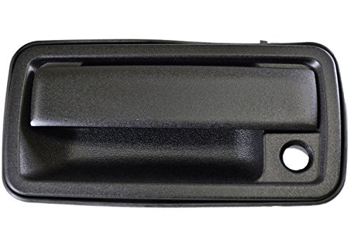 PT Auto Warehouse GM-3543A-FL - Outside Exterior Outer Door Handle  Textured Black - Driver Side Front