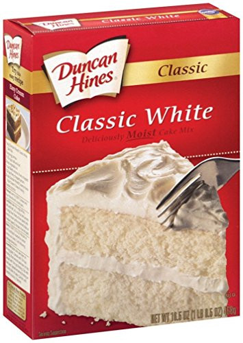 Duncan Hines  Classic White Cake Mix  16-50oz Box Pack of 2