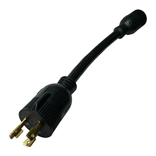 Parkworld 885149 Adapter Cord 30 AMP Twist Lock L6-30 Plug Male to Locking 20 Amp L6-20 Receptacle Female