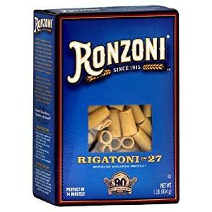 Ronzoni Rigatoni Non GMO 16 Oz- Pack Of 3-