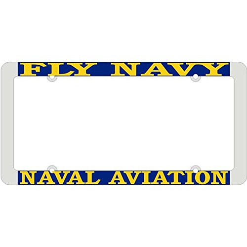 Honor Country Fly Navy Naval Aviation License Plate Frame Thin Rim Honor Country Fly Navy Naval Aviation License Plate Frame Thin Rim