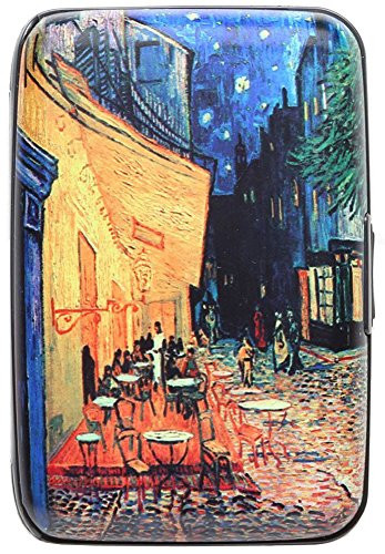 Van Gogh Cafe Terrace Armored Credit Card RFID Block Wallet and Cash Holder