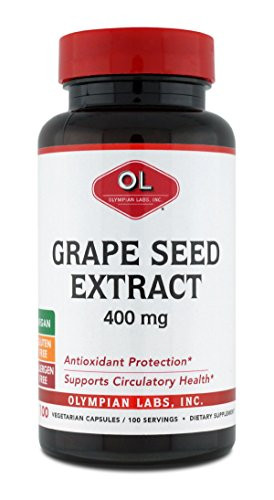 Olympian Labs Grape Seed Extract 400mg  100 capsules bottle