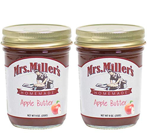 Mrs- Miller s Amish Homemade Apple Butter 9 Ounces - Pack of 2 No Corn Sugar Mrs- Miller s Amish Homemade Apple Butter 9 Ounces - Pack of 2 No Corn Sugar