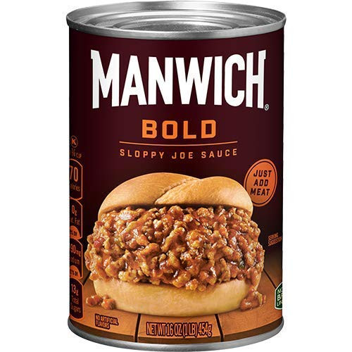 MANWICH BOLD Sloppy Joe Sauce 16oz 3pack