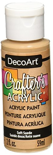 DecoArt Crafter s Acrylic Paint  2-Ounce  Soft Suede