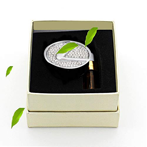 VILLSION Car Logo Air Freshener Vent Clip Fragrance Diamond Scent Freshener for Driver with Gift Box
