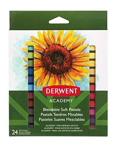 Derwent Academy Pastels  Soft  24 Pack 98216