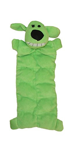 Multipet 66151 Loofa Squeaker Mat Dog Toy  12   Green