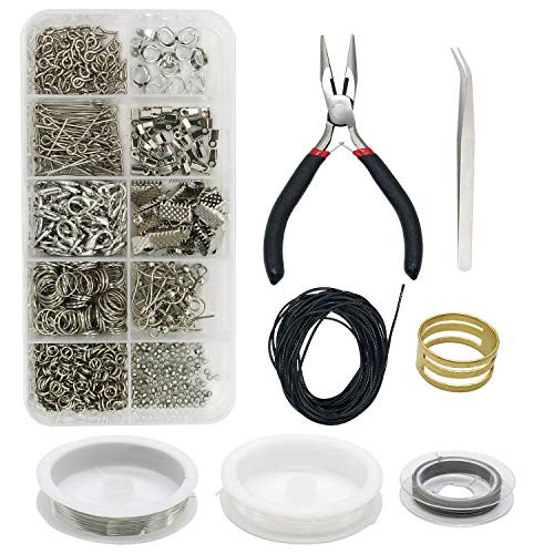 LGCBO Jewelry Findings Set  Jewelry Making Kit Jewelry Findings Starter Kit Jewelry Beading Making and Repair Tools