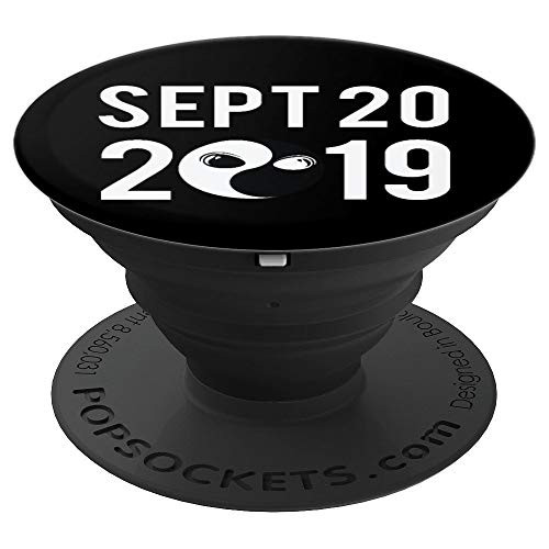 Area 51 Sept 20  2019 Yin Yang Alien Eyes Head Funny Gift PopSockets Grip and Stand for Phones and Tablets