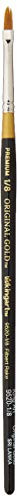 KingArt Original Gold 9520 Series   Premium Artist Brush  Golden TAKLON Filbert RAKE-Size  1-8