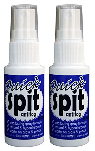 Jaws Quick Spit Antifog Spray Pack of 2  1-Ounce