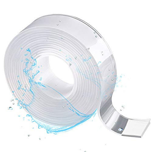 Svipear Double Sided Tape for Walls  16-4Ft Strong Sticky Nano Mounting Tape Heavy Duty  Reusable Traceless Adhesive Tape  Removable Transparent Tape for Poster Carpet
