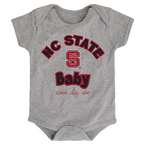 NCAA North Carolina State Wolfpack Newborn   Infant Team Baby Bodysuit  24 Months  Heather Grey