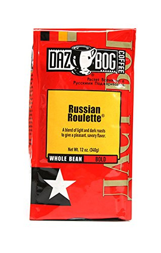 Dazbog Coffee  Russian Roulette 12 Oz- Whole Bean