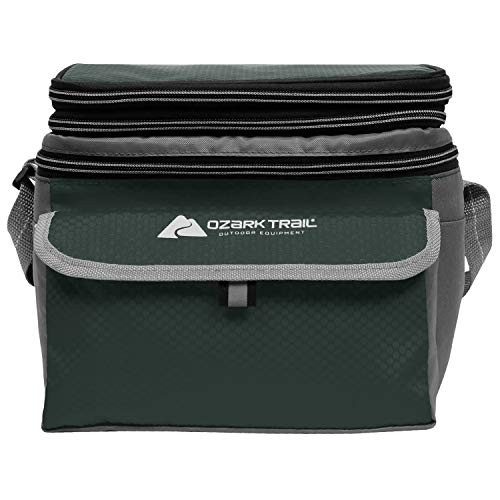 Ozark Trail 6 Can Cooler with Expandable Top - Green