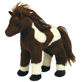 Ty Beanie Buddies Thunderbolt - Brown and White Horse