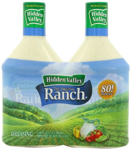 Hidden Valley The Original Ranch Dressing  Original  2-Count Bottle  80 fl oz Total