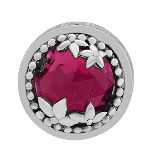CKK 925 Sterling Silver Jewelry Bright Stars Red Chamrs Beads Fit Pandora Bracelets