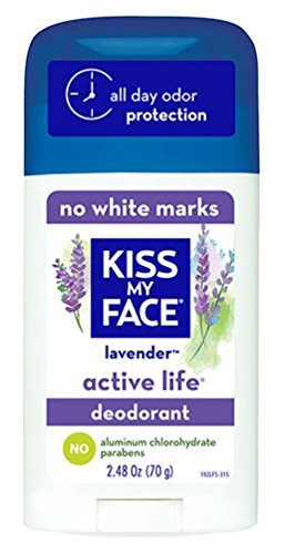Kiss My Face Deodorant Stick Active Lavender 2-48 Ounce 73ml 2 Pack