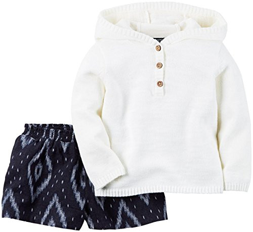 Carter s Baby Girls  2 Pc Sets 127g141  White  18 Months