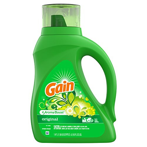 Gain Aroma Boost Liquid Laundry Detergent  Original  32 Loads 50 fl oz Packaging May Vary