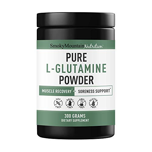 L Glutamine Powder 5000 mg  5g Pure L-Glutamine Per Serving - Post Workout Recovery Drink for Muscle Recovery   Growth* - Non-GMO  Gluten-Free  Unflavored 60 Servings No Sugar